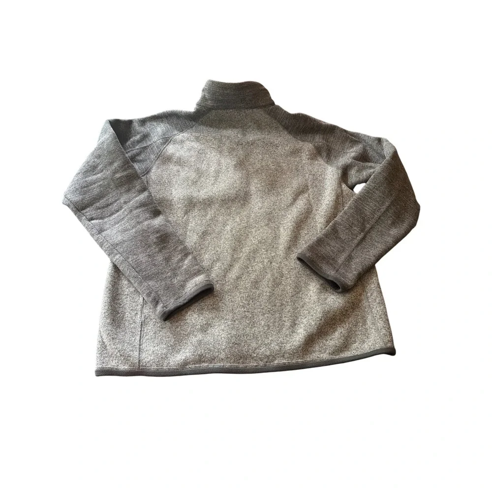 Patagonia Pullover Gray Better Sweater 1/4 Zip 25523 Nickel Forge Grey L